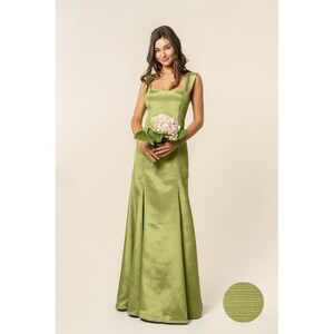 Lula Kate Beckett Dress Size 4 Chartreuse Shantung Green